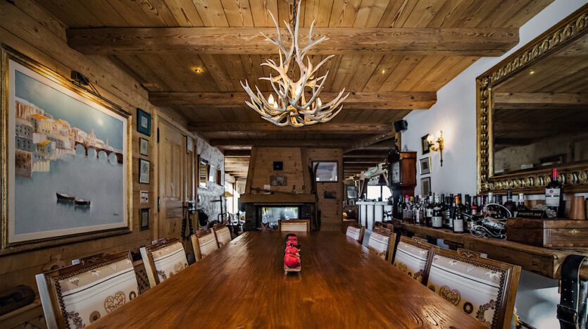 Chalet Susabel Dining Room Lighting