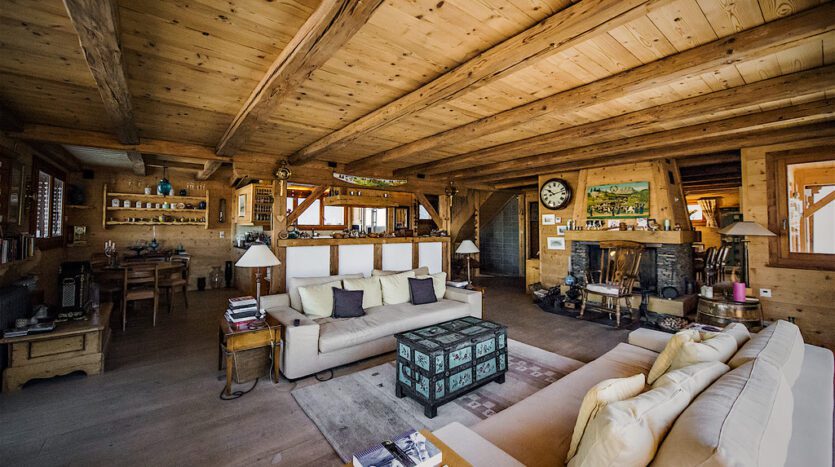 Chalet Susabel Lounge And Fireplace