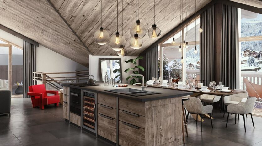 Les Terrasses Kitchen